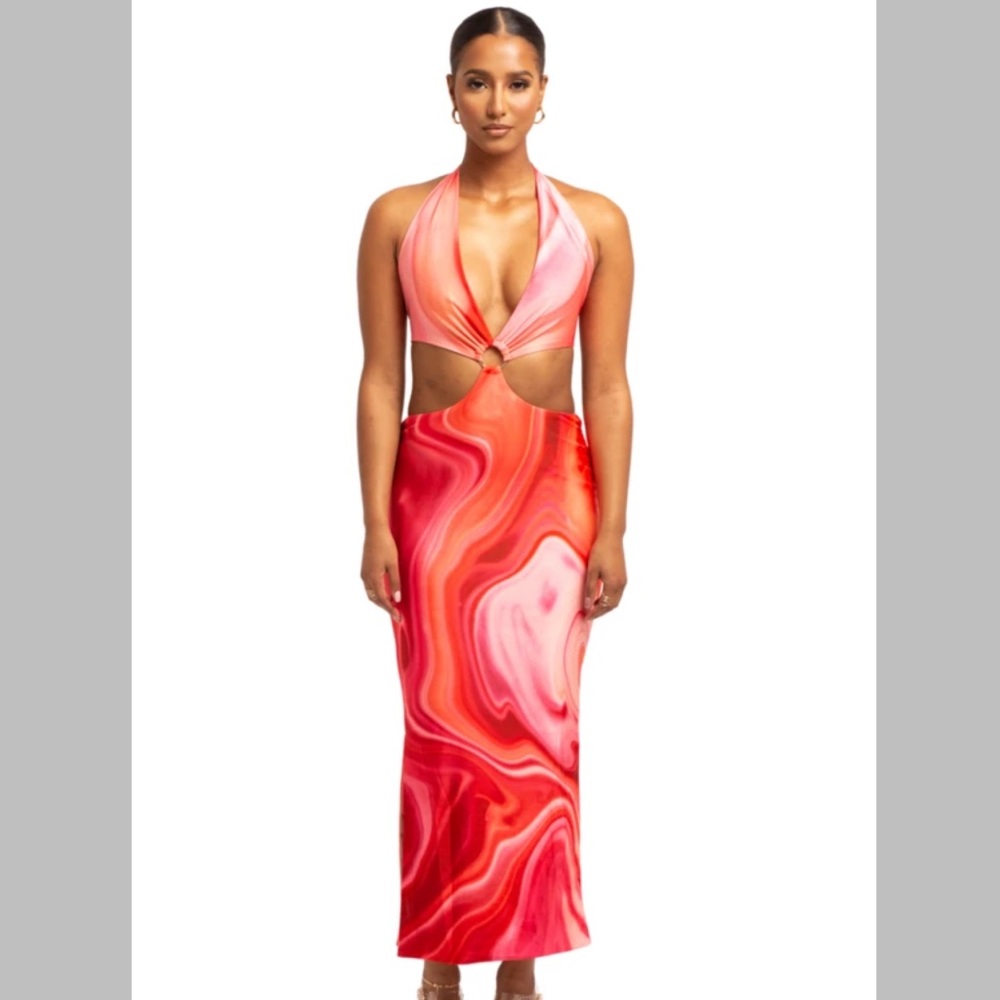 Longue Gaia Dress — Pink